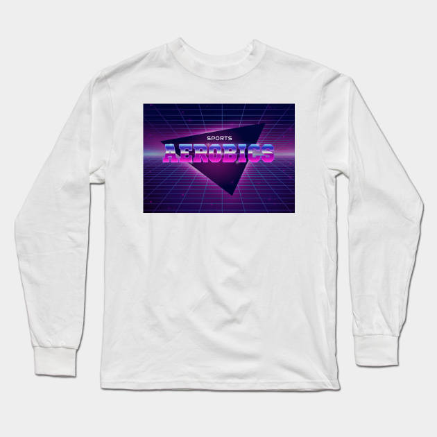 Aerobics Sports Long Sleeve T-Shirt by Shop Ovov